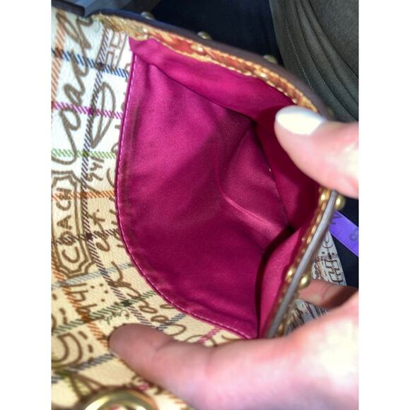 COACH 42239 SMALL COATED CANVAS SIGNATURE CROSSBODY BAG ASIS - Picture 16 of 16